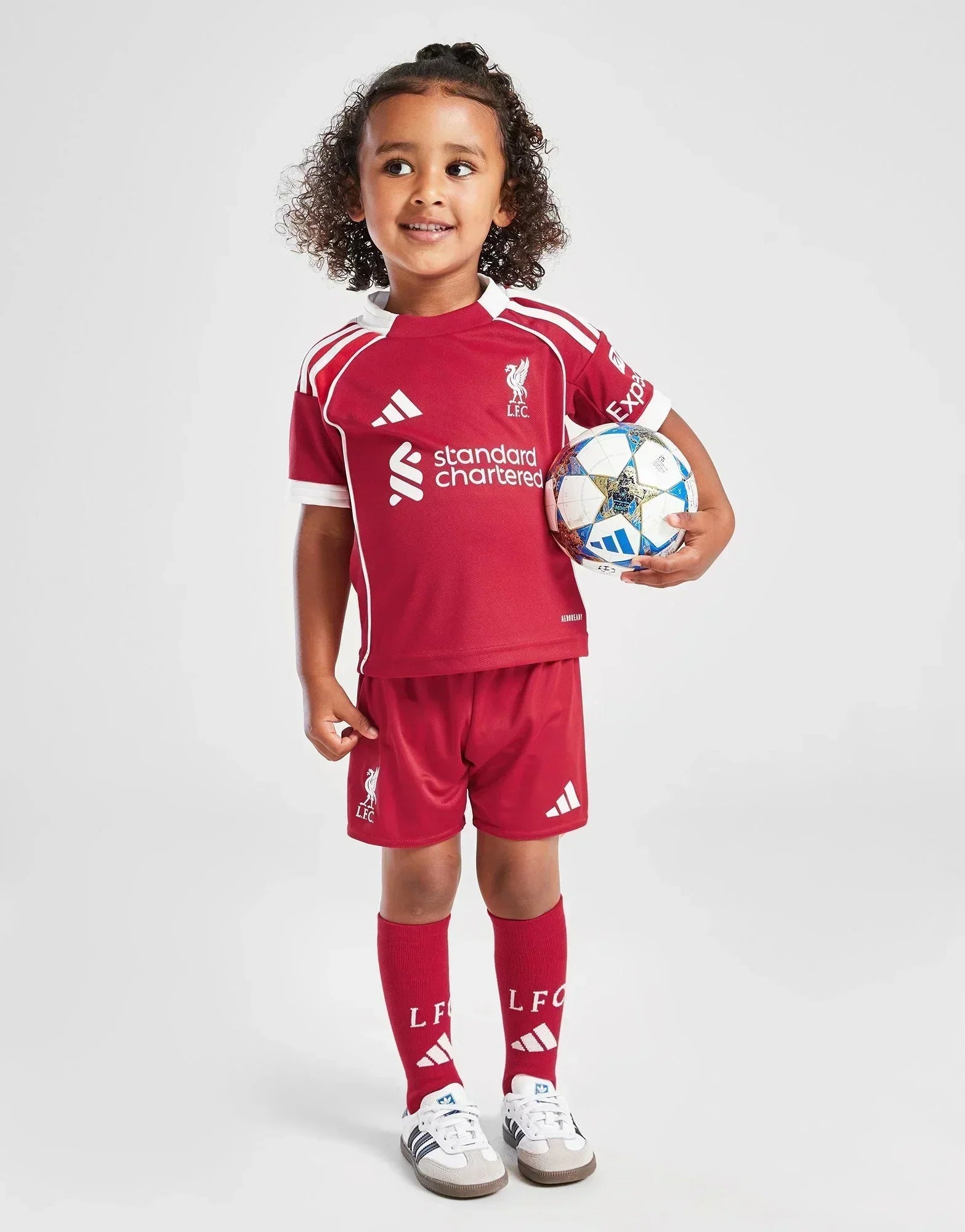 2025-26 Liverpool Home Kids Football Kit