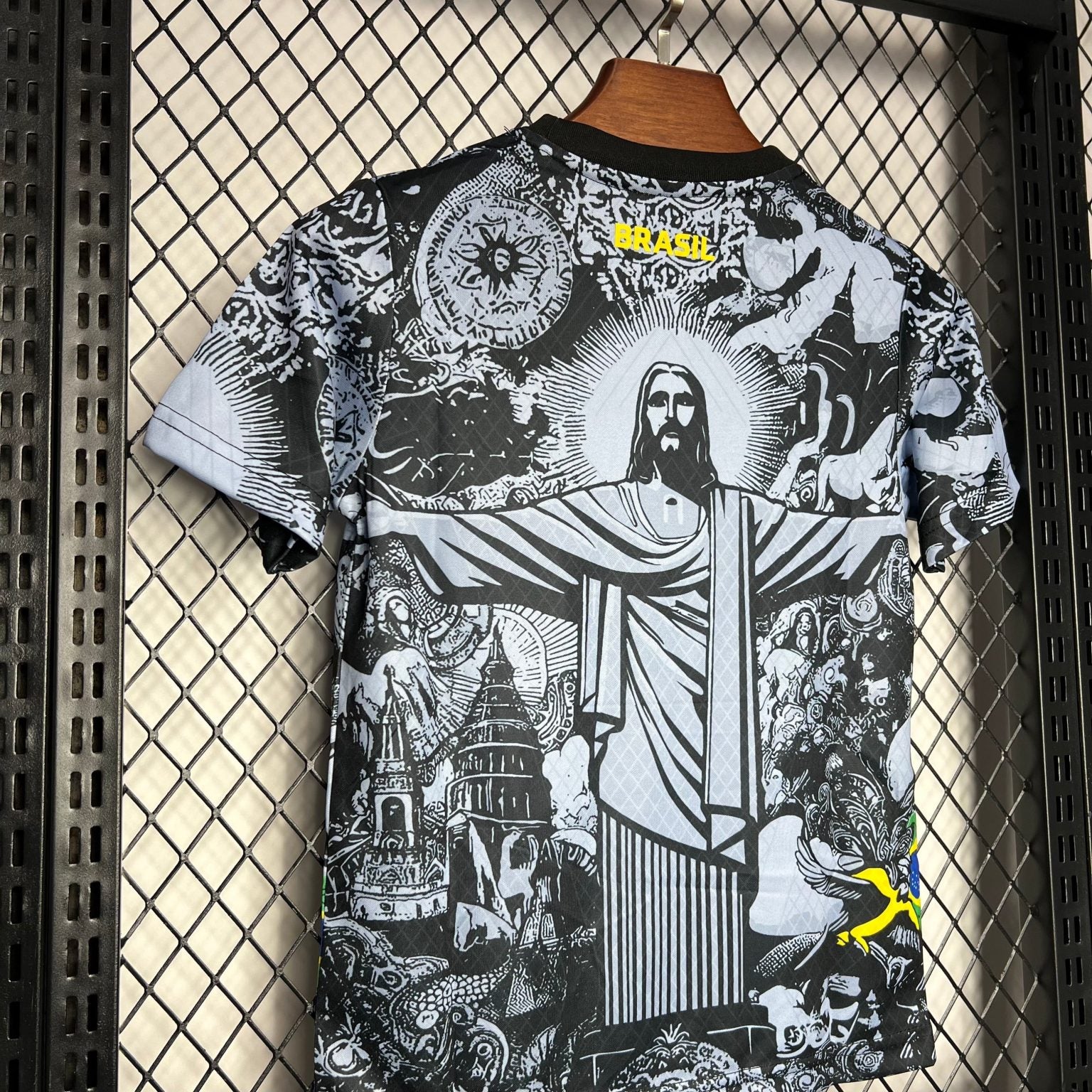 Brazil Jesus Kids Football Kit 24 25 - Special Edition Kids Football Kit