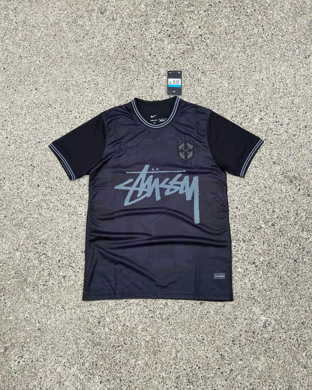 Brazil Edition Stussy Black jersey
