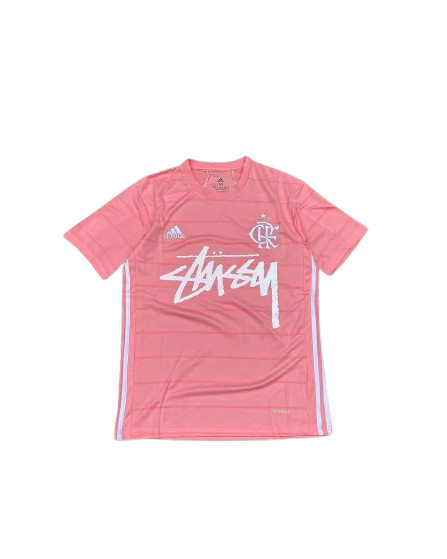 Stüssy x Flamengo Jersey – Rose