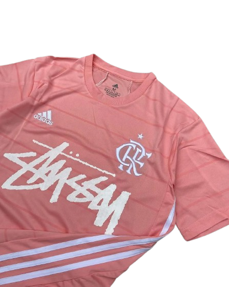Stüssy x Flamengo Jersey – Rose